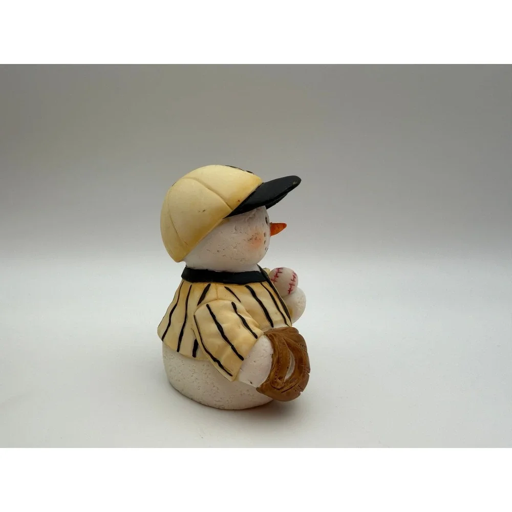 Sarah's Attic Snowonders Homer Baseball Snowman Figurine 1998 Limited Edition